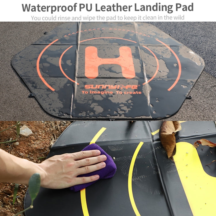 Sunnylife TJP10 110cm Hexagonal Double-Sided Folding With Ground Spikes Drone Universal Apron, 110cm Sunnylife TJP10 110cm Hexagonal Double-Sided Folding With Ground Spikes Drone Universal Apron, 110cm